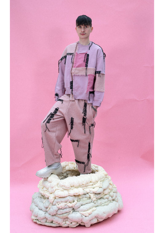 Pink Stitches Sweatshirt