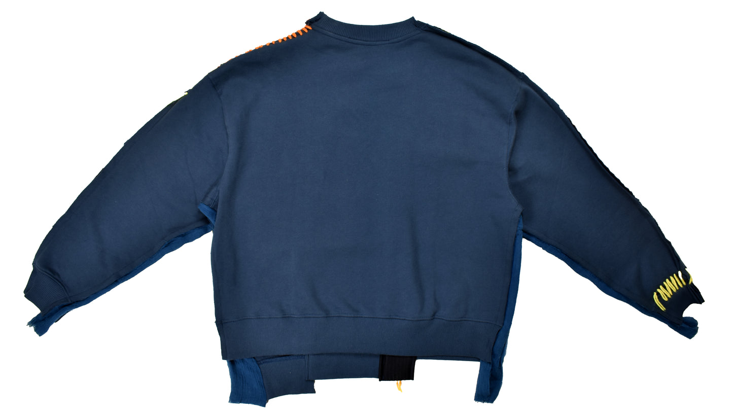 Navy Stitch Sweatshirt