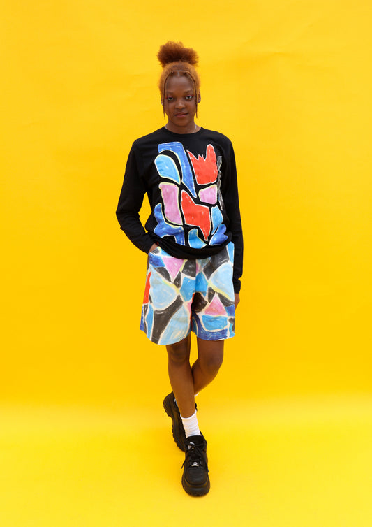 Harlequin Long Sleeve Top