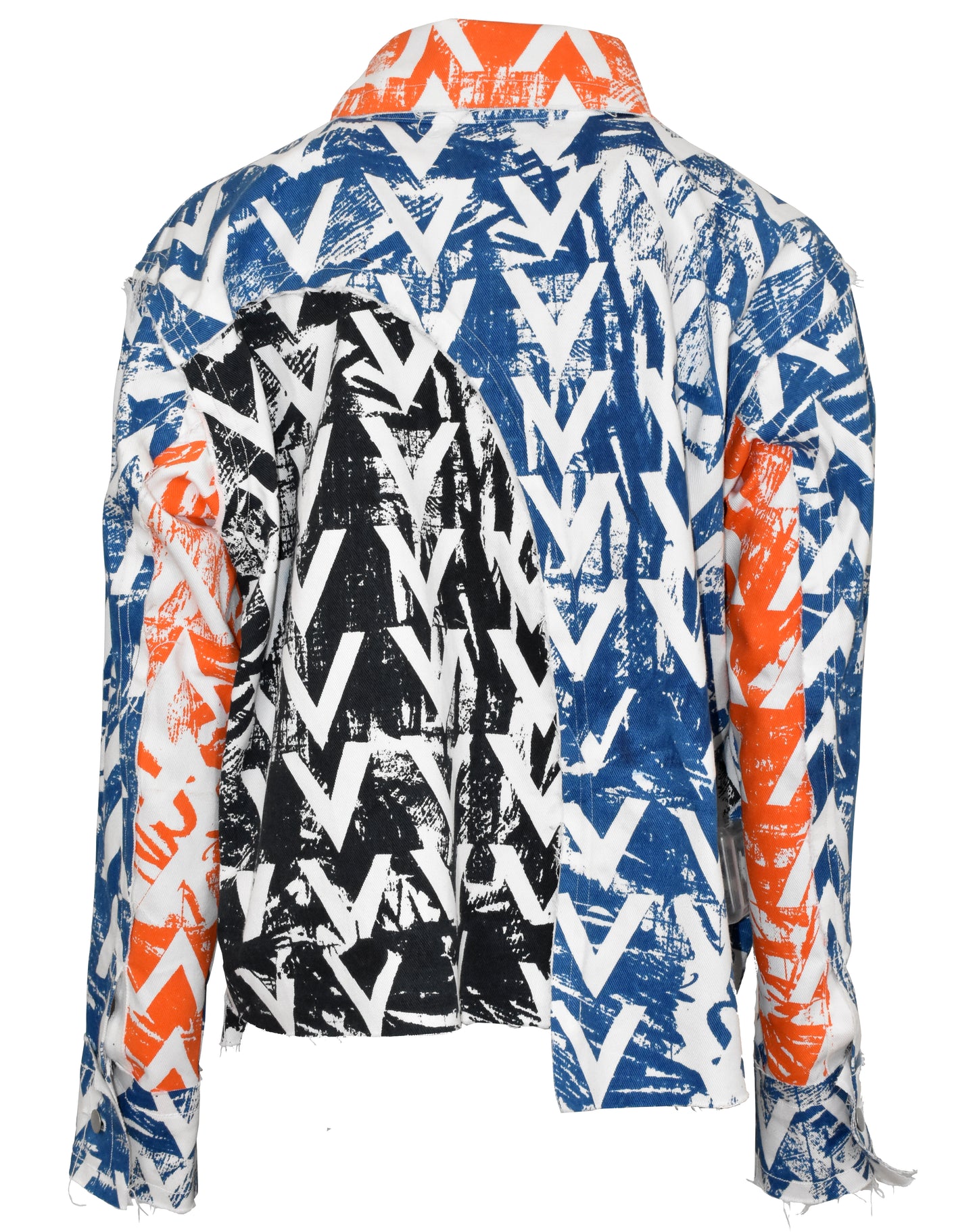 Chevron Denim Jacket