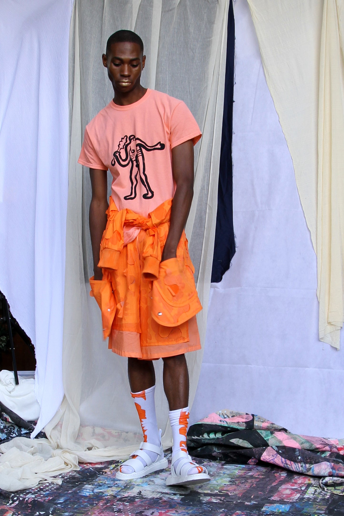 Orange Defence Shorts