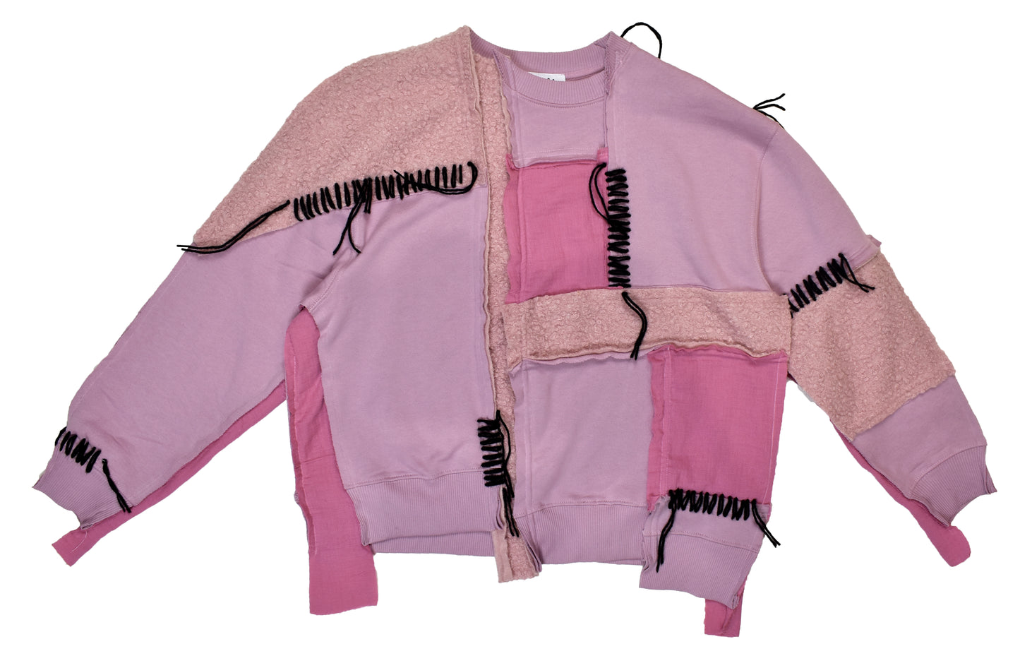 Pink Stitches Sweatshirt
