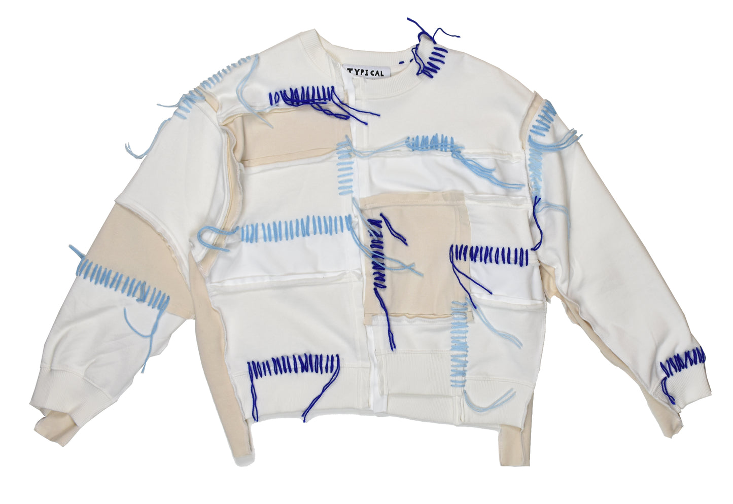 Blue Stitches Sweatshirt