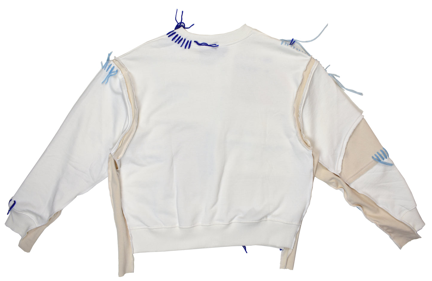 Blue Stitches Sweatshirt