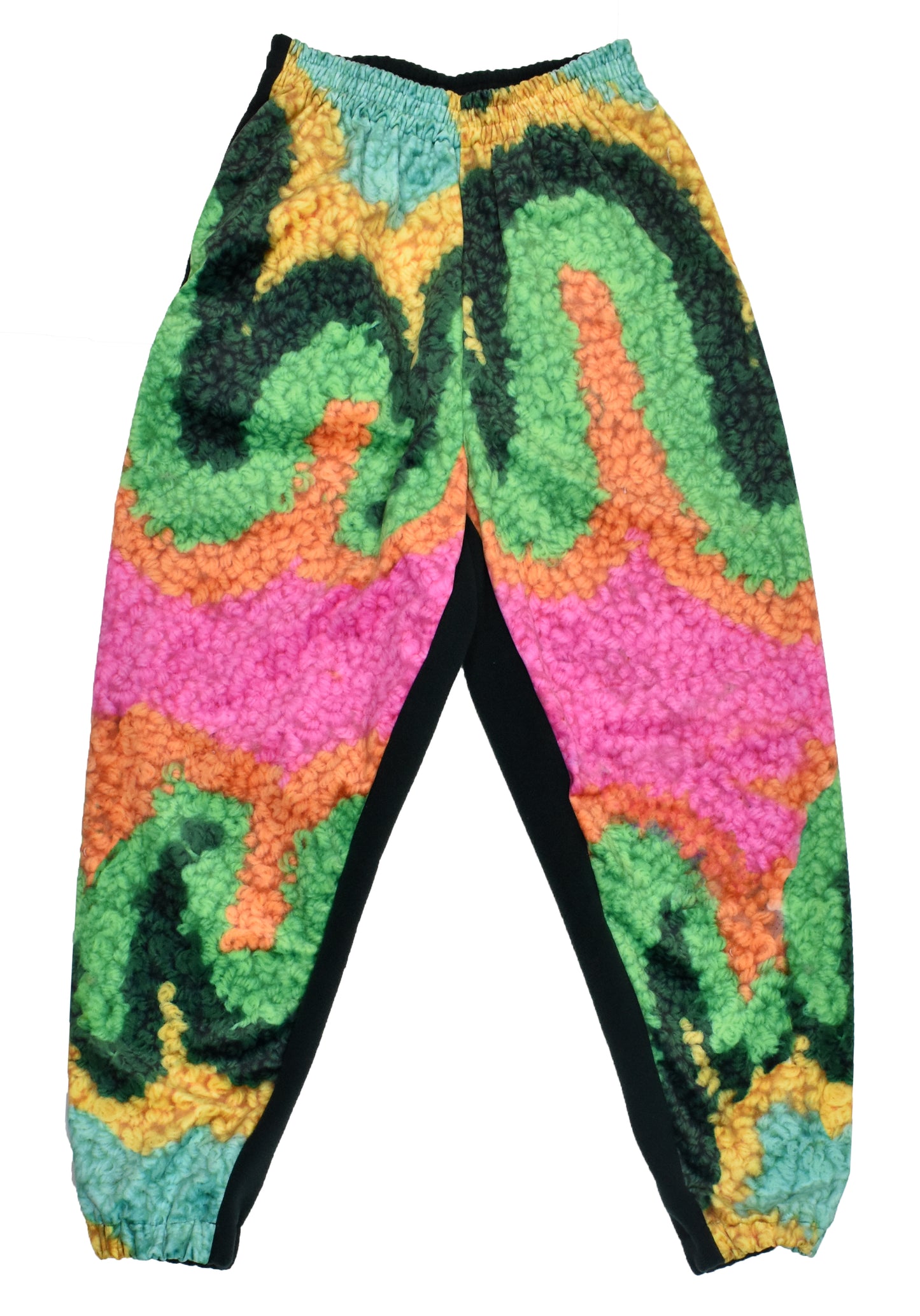 Rainbow Tufting Joggers