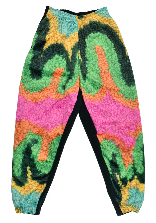 Rainbow Tufting Joggers