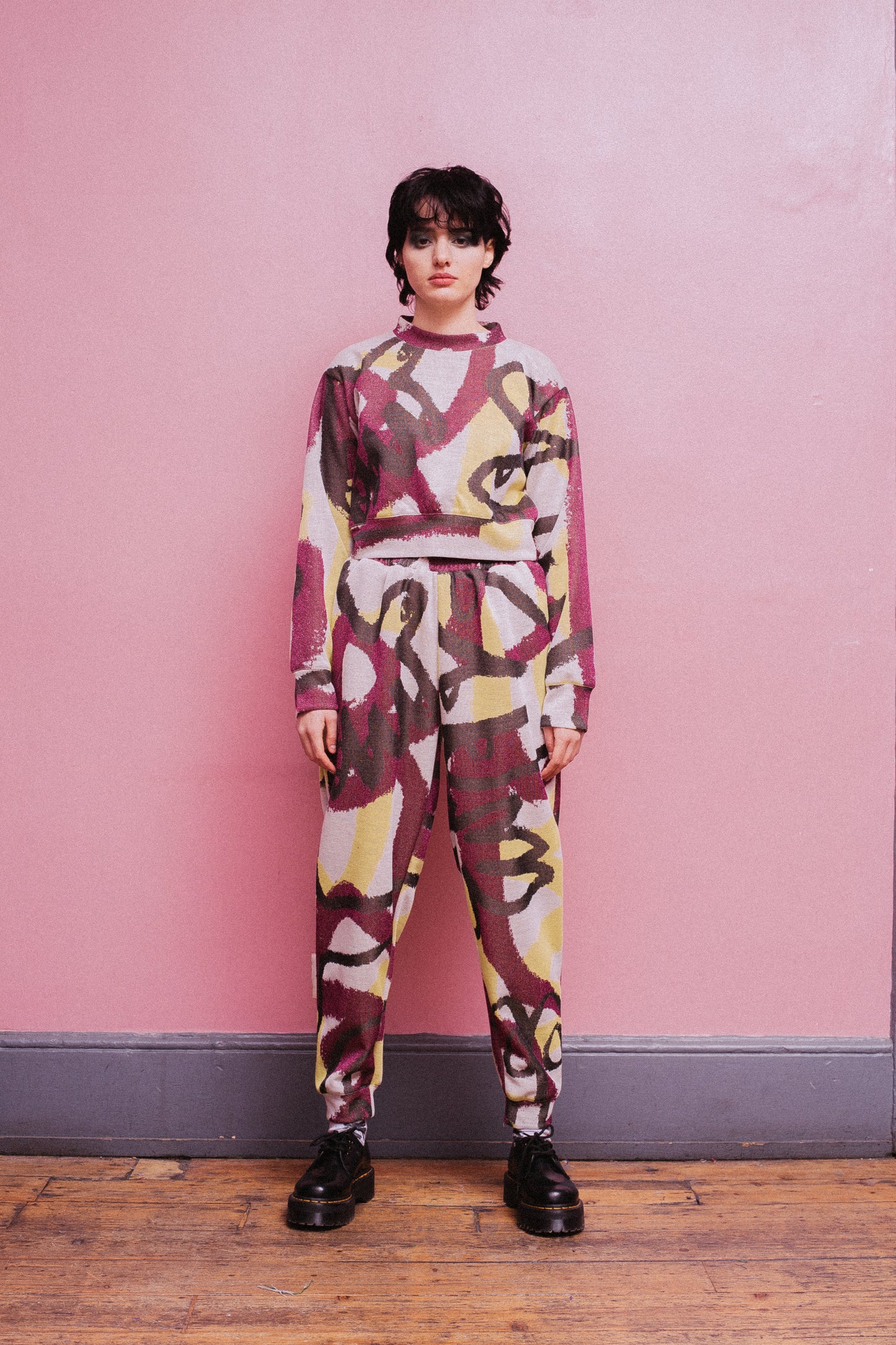 Glitter Limbs Crop Jumper
