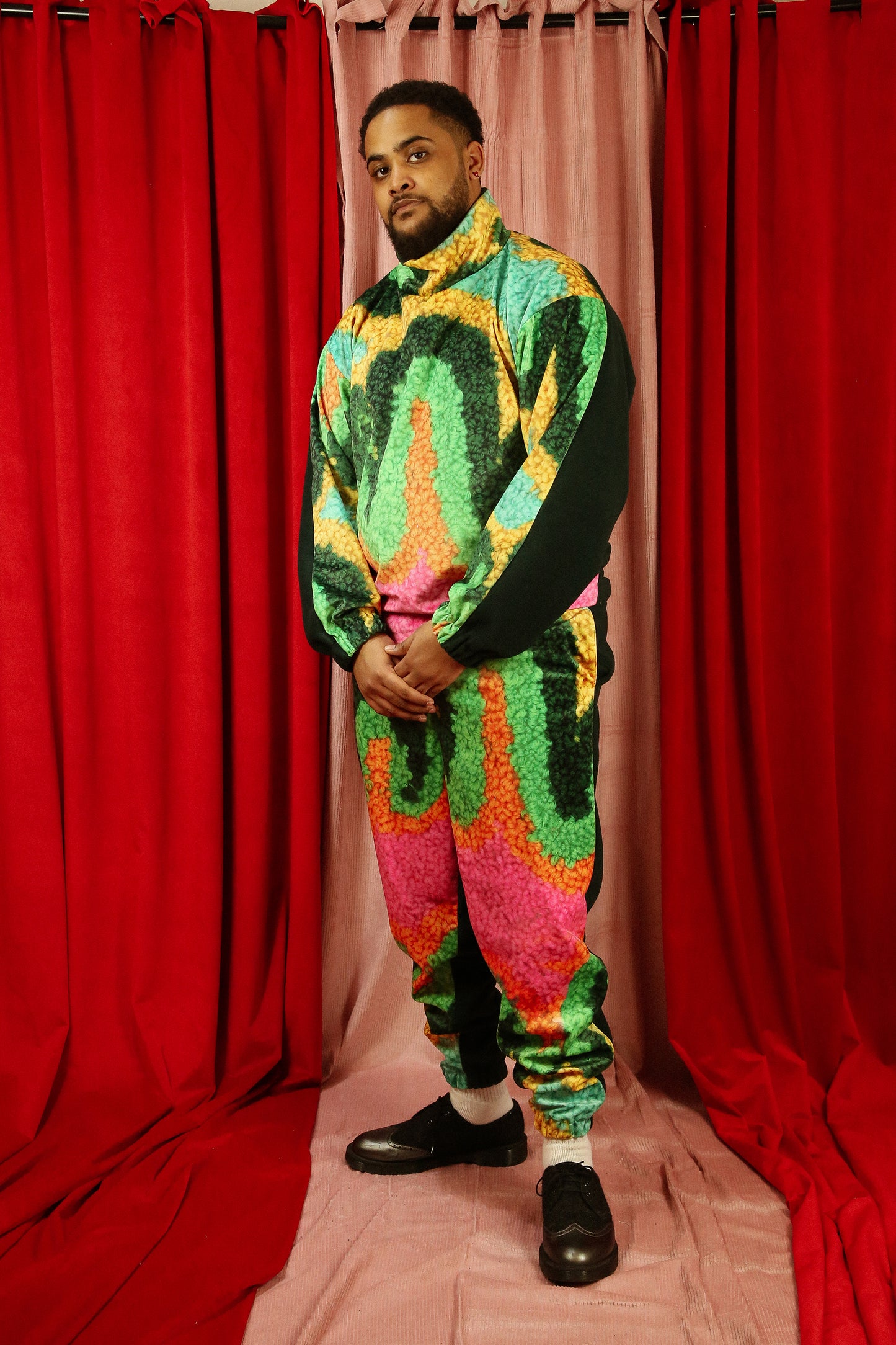 Rainbow Tufting Joggers