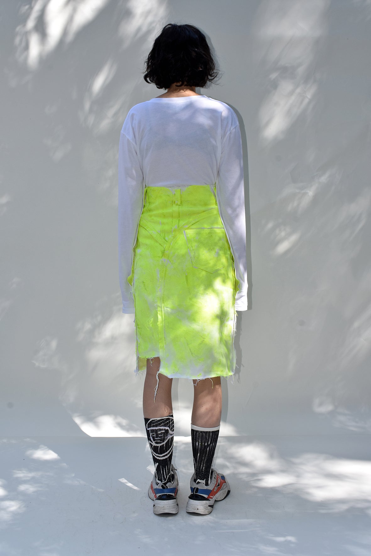 Citrus Glitter Denim SKirt