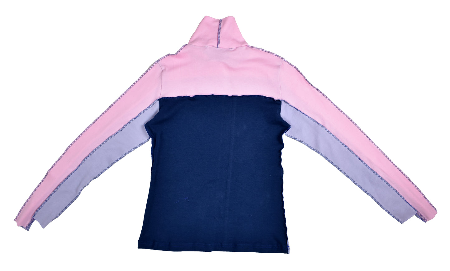 Colourblock Polo Neck