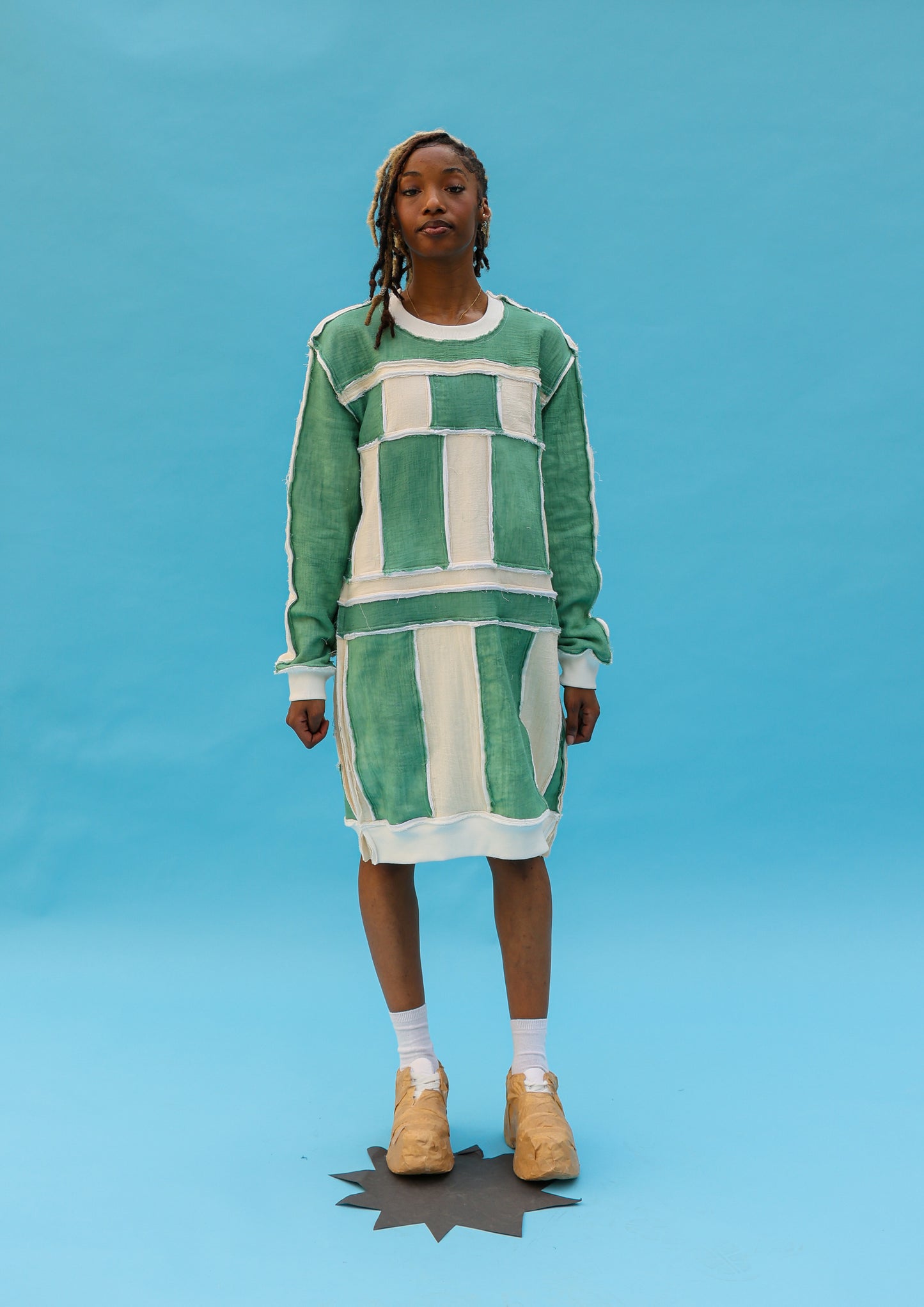 Pistachio Battenberg Dress