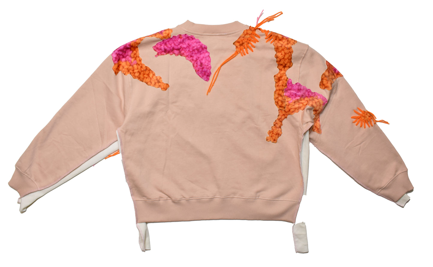 Pink Tufting Sweatshirt