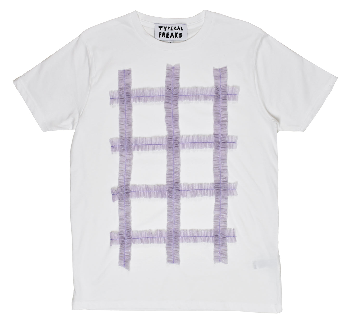 Lavender Grid T-Shirt