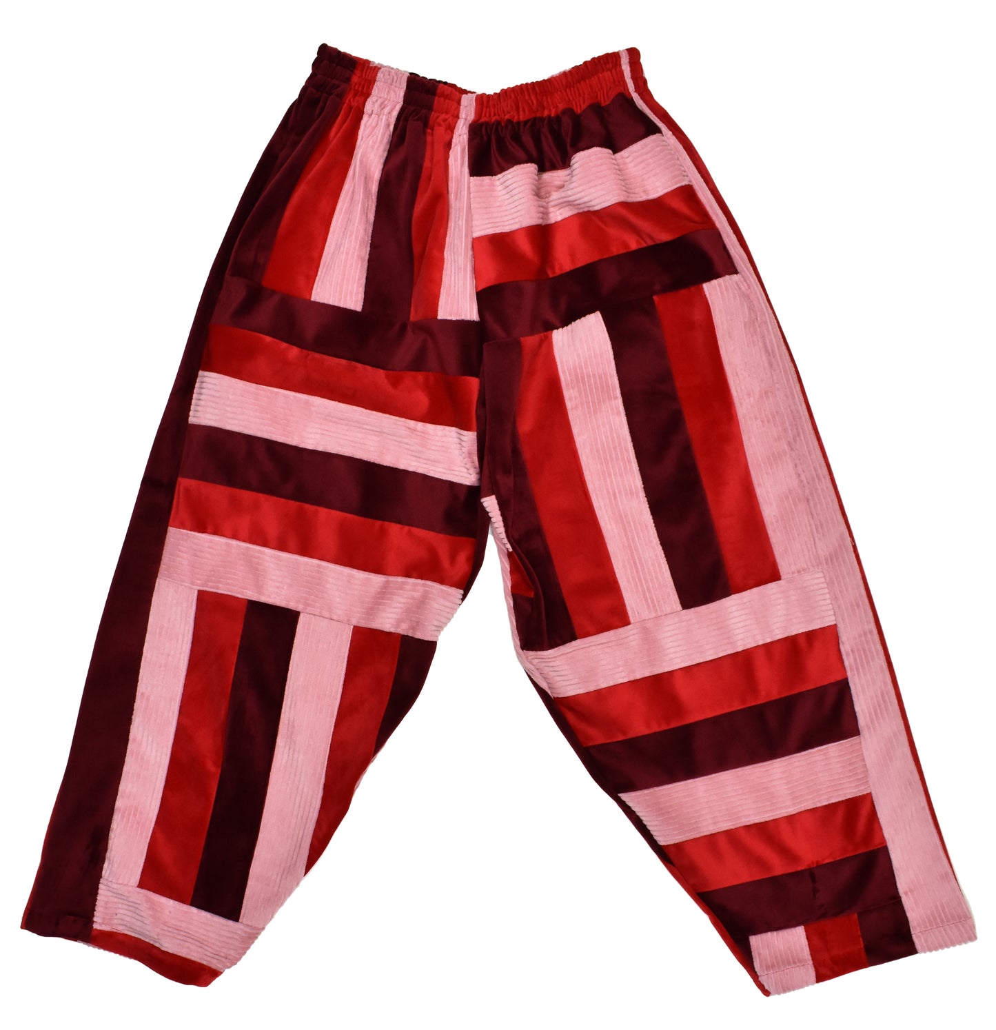 Red Velvet Quilt Trousers
