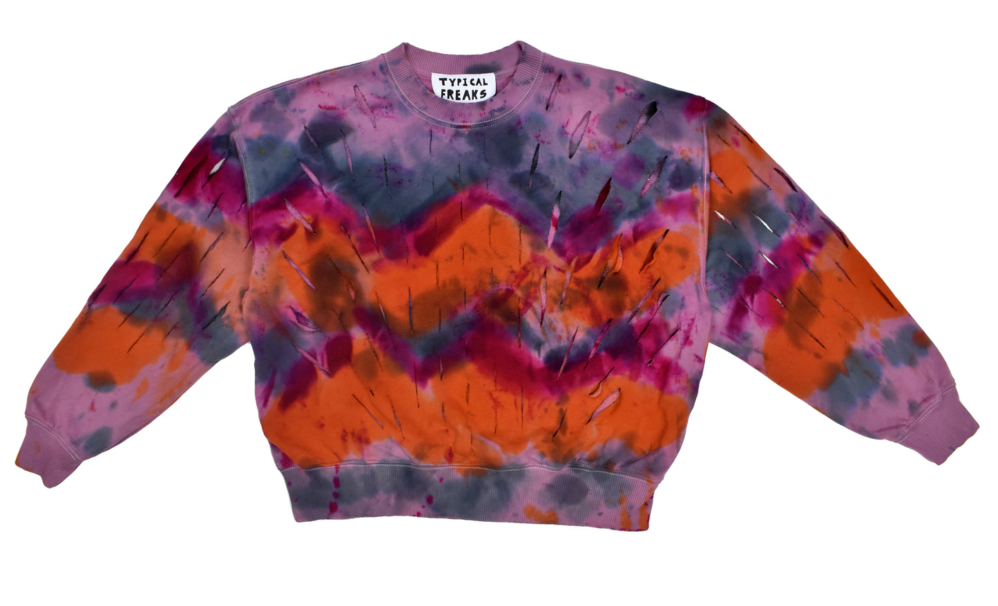 Pink Sliced Sweatshirt - Online Exclusive