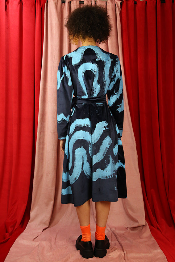 Velvet Squiggle Dress