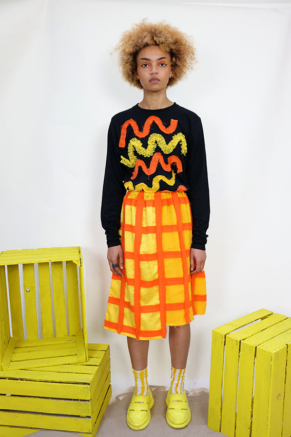 Sunny Squiggle Long Sleeve Top